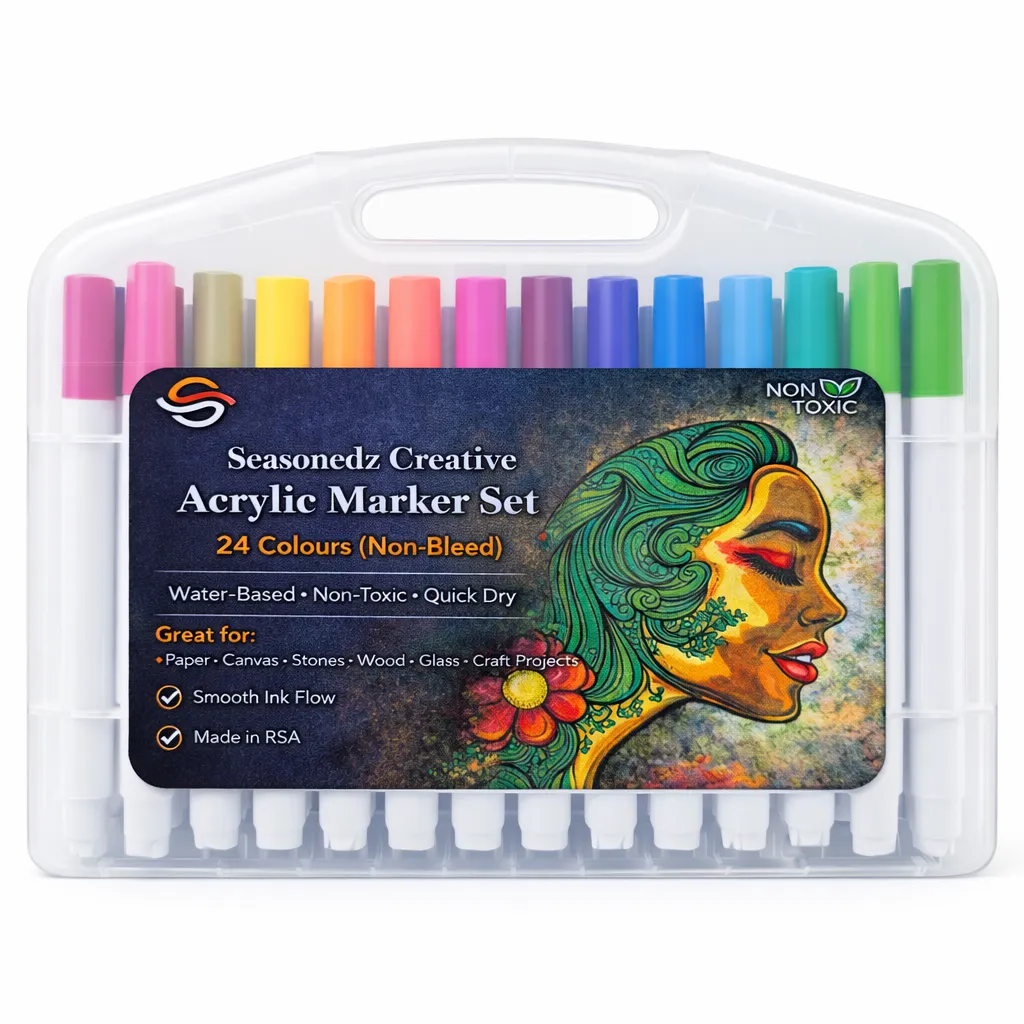 Seasonedz 24 creative acrylic paint Marker Set