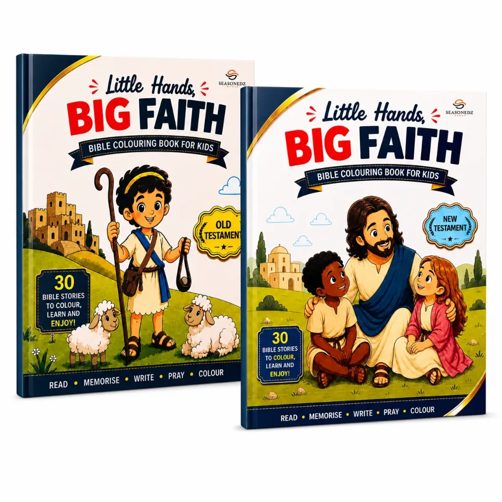 Little Hands, Big Faith: Old & New Testament Bible Colouring Books Bundle for Kids