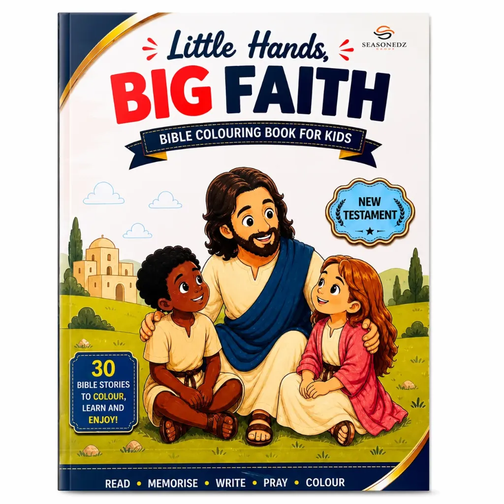 Little Hands, Big Faith Bible Colouring Book (New Testament)